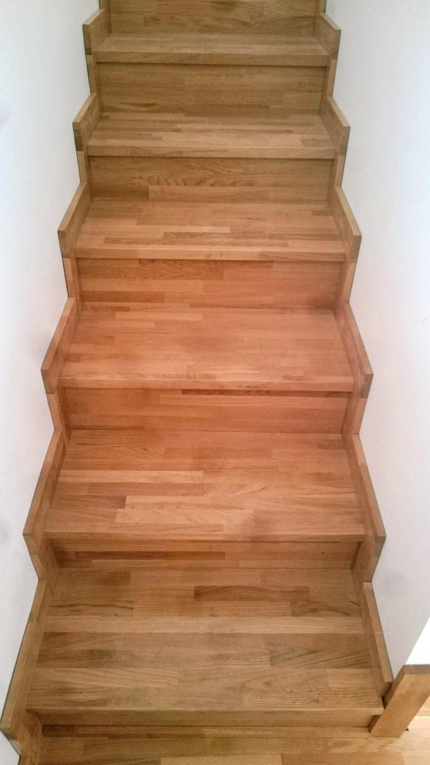 Forrado de escalera en estructura ya existente